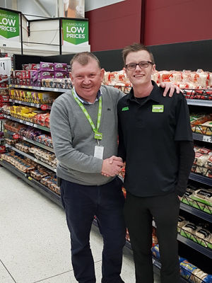 Asda Antrim raises £10,000 for Friends of Belfast cancer centre in support of inspirational colleague Stuart Pierce