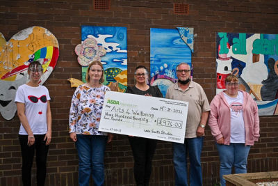 Asda Foundation grant to Arts 4 Wellbeing from Asda South Shields