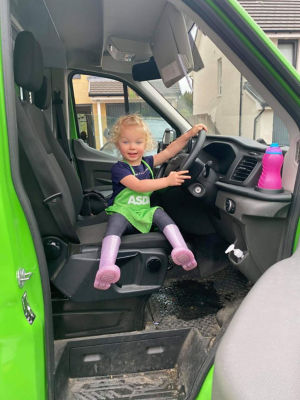 Ada Higgins at Asda Elgin