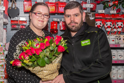 Asda colleagues Heather and Liam who met on the shop aisles are getting married
