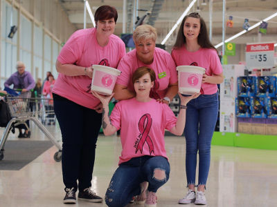 Asda Antrim supports the Asda Tickled Pink breast cancer charity campaign