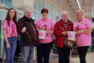 Asda Antrim supports the Asda Tickled Pink breast cancer charity campaign
