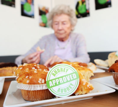 Audrey gives her seal of approval to Asda's cakes and bread