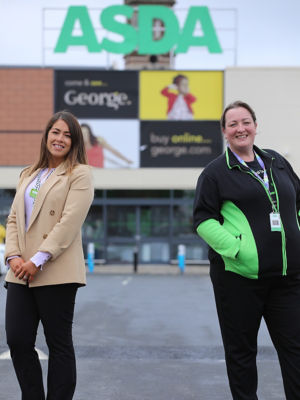 Lauren Elliott from Asda Bangor helps support people with autism