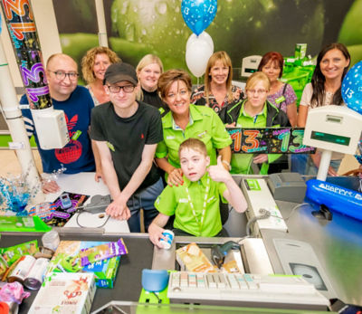 Birthday treat for Owen Porter at Asda Sutton in Ashfield