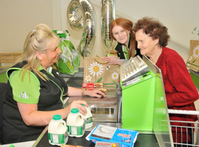 Happy 90th birthday Olive from Asda Rushden