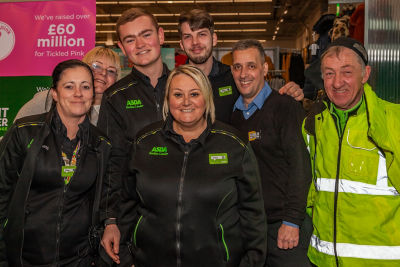 Friendly colleagues from Asda Breck Road in Liverpool