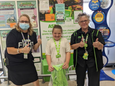 Asda Bromsgrove supports Millie Bedford fundraising for Wiedemann-Steiner Syndrome