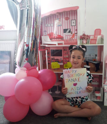 Happy birthday Janae Nolan from Asda Chadderton