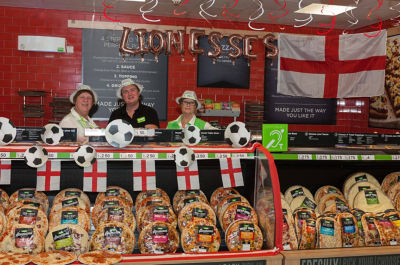 Colleagues at Asda Eastlands are getting behind the England team ahead of the Women's World Cup