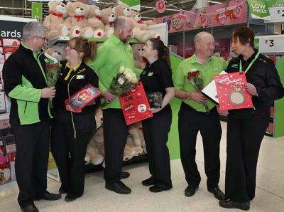 Valentine's Day at Asda Enniskillen