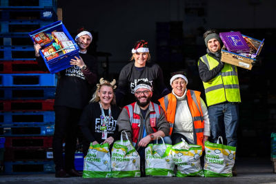 Asda hosted an event to thank volunteers from FareShare and The Trussell Trust for helping people this Christmas