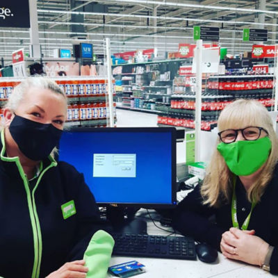 Arlene Nimmo from Asda Alloa saved the life of her colleague Cath McCaig when she had an allergic reaction