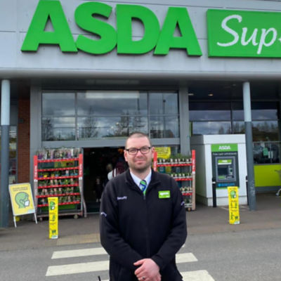 Richard Langley from Asda Birkenhead tackled a car fire