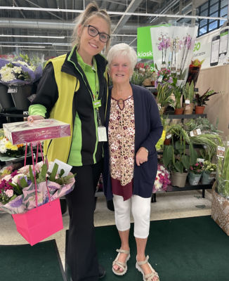  Cherisse Robinson from Asda Swindon Haydon with customer Beryl Hawkridge