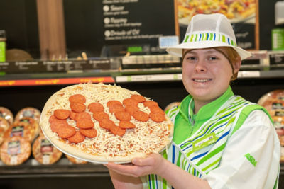 Asda Chesser pizza counter colleague Erin Gordon