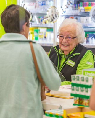 Frances King-Nash from Asda Brighton Hollingbury celebrates her 90th birthday