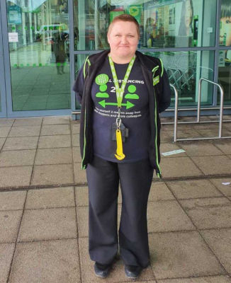 Gail Greaves from Asda Chaucer Road helped a homeless man find accommodation