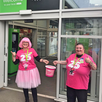Jo Scott from Asda Pwllheli is a passionate supporter of Tickled Pink