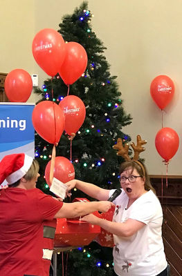 Asda Larne Christmas surprise for Good Morning Larne