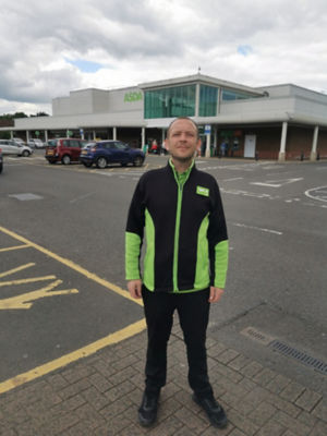 Matthew Haslett from Asda Shore Road