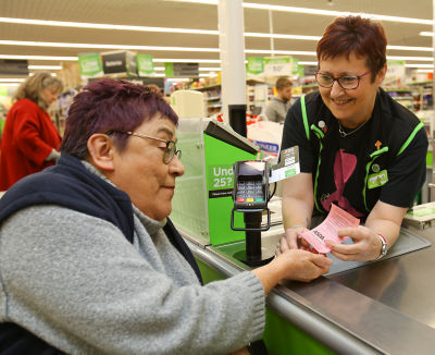Brave Asda Carlisle colleague Kim backs our Tickled Pink campaign