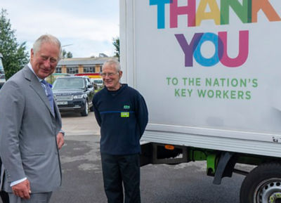 The Prince of Wales and The Duchess of Cornwall visit the Asda distribution centre in Bristol