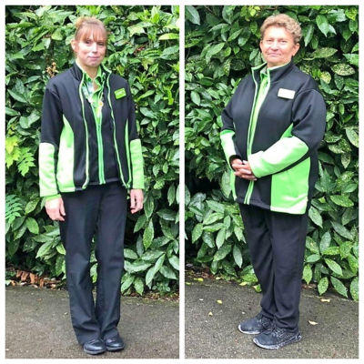 Deborah and Jean at Asda Rushden sign language