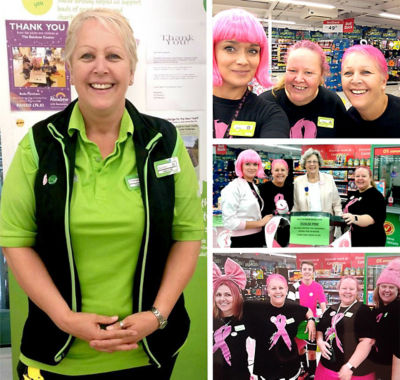 Asda Fareham Tickled Pink fundraiser