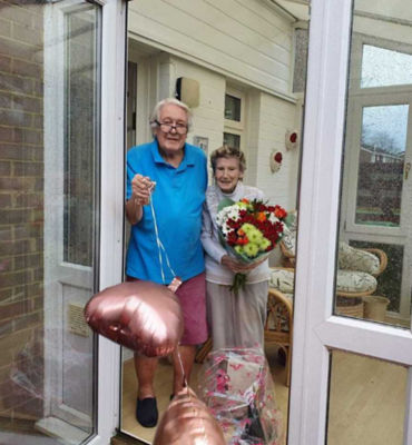 Asda Spennymoor wish Mr and Mrs Hoole at happy ruby anniversary