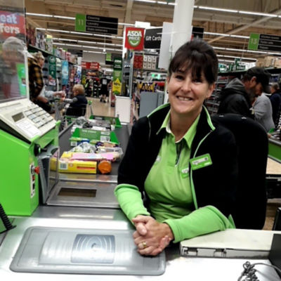 Sally Jones has worked at Asda Taunton since it opened 40 years ago
