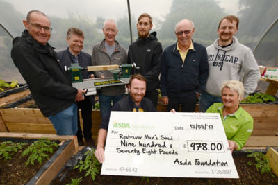 Asda Kilkeel donation to Rostrevor Men's Shed