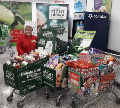 Thank you to the generous customers at Asda Gosforth for donating to their local foodbank