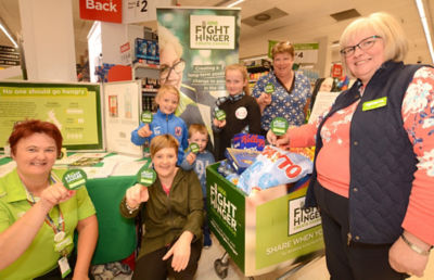 Asda Kilkeel teams up with local foodbank as part of Fight Hunger Create Change