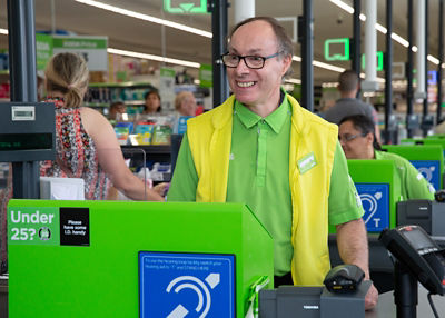 Paul Humphreys from Asda Abbey Park is a hit with customers on Facebook