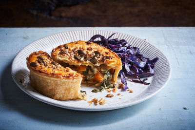 Extra Special butternut squash and spinach pie