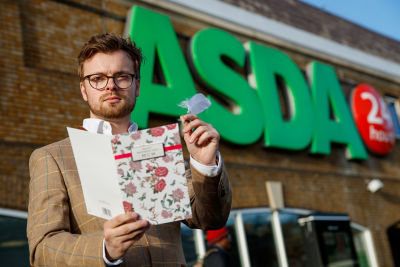 Daniel Piper our Writer in Residence at Asda Clapham Junction