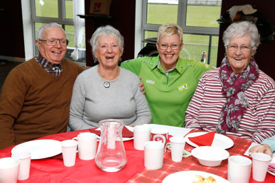 Tracey with Sutton guests