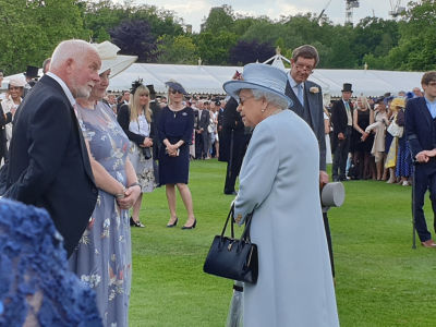 June's regal day out at Queen's Garden Party