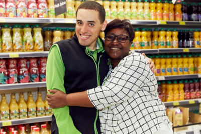 Max Ferreira and Gifty Banno from Asda Southgate Circus