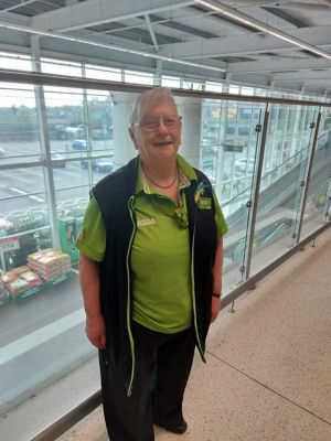 Jean Donnelly from Asda Ashington is 'an absolute treasure'
