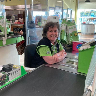 Clare Andrews from Asda Ayr backs Asda Tickled Pink