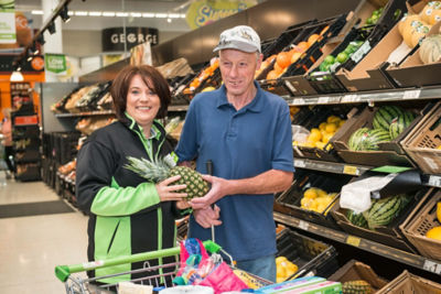 Blind Asda Ballyclare customer Raymond Semple has thanked colleagues at the store for their help