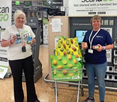 Gill Gerrish Asda Barrow donation to Age UK