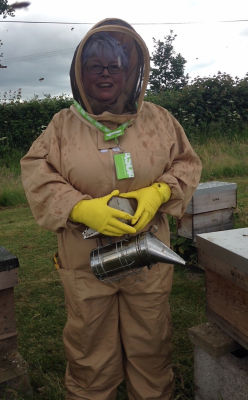 Bridgwater community champion and beekeeper Jo