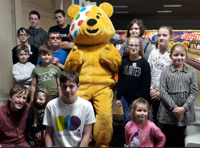 Asda Boston community champion Stephen supporting BBC Children in Need