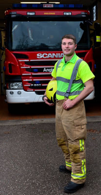 Asda Biggleswade colleague and retained firefighter James Luff