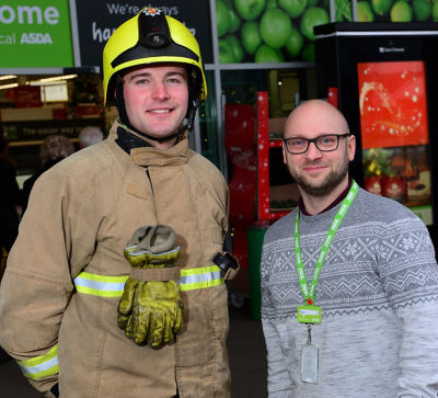 Asda Biggleswade colleague and firefighter James Luff