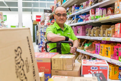 Nightshift team at Asda Chesser learn sign language to communicate with deaf colleague Billy
