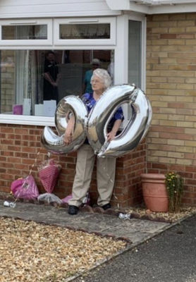 90th birthday surprise at Asda Wisbech